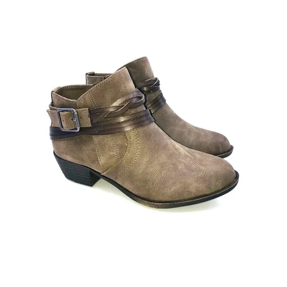 Madden Girl Barty Size Zipper Ankle Boots -Stone Pari, Size US 5M - Picture 2 of 10